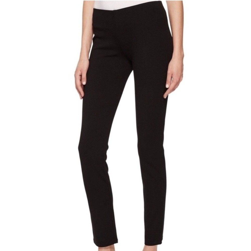 Eileen Fisher Women's Black Ponte Knit Leggings Seamed Small